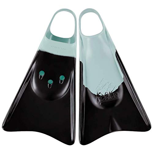 Nadadeira Pé de Pato Kpaloa Original Preto e Gelo Bodyboarding M (38-40)