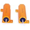 50 Watt 4 Ohm 5% Wirewound Resistor Electronic Aluminium Shell Resistors Gold (Pack of 2)