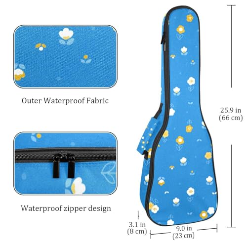 JRHEJTHH Housse durable pour ukulélé étanche avec épaules réglables pour ukulélé de 53,3 cm, 58,4 cm, 61 cm d’épaisseur, motif oriental traditionnel – Bleu, Multicolore., 25.9x9x3.1in/66x23x8cm, - Les Beatles, Paul McCartney, John Lennon, RIngo Starr, George Harrison JRHEJTHH Housse durable pour ukulélé étanche avec épaules réglables pour ukulélé de 53,3 cm, 58,4 cm, 61 cm d'épaisseur, motif oriental traditionnel – Bleu, Multicolore., 25.9x9x3.1in/66x23x8cm, – Image 5