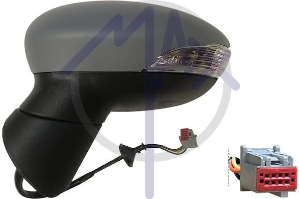 MAX MFD311-L Specchietto retrovisore esterno termico asferico per regolazione elettrica specchio Sx Compatibilità con FORD Fiesta Mk6 Hatchback JA8, JR8 Fiesta Mk6 Van Fiesta Mk6 Sedan