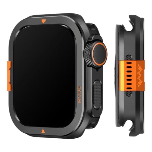 Étui protection montre Ultra 49mm évite rayures coque noire série 10