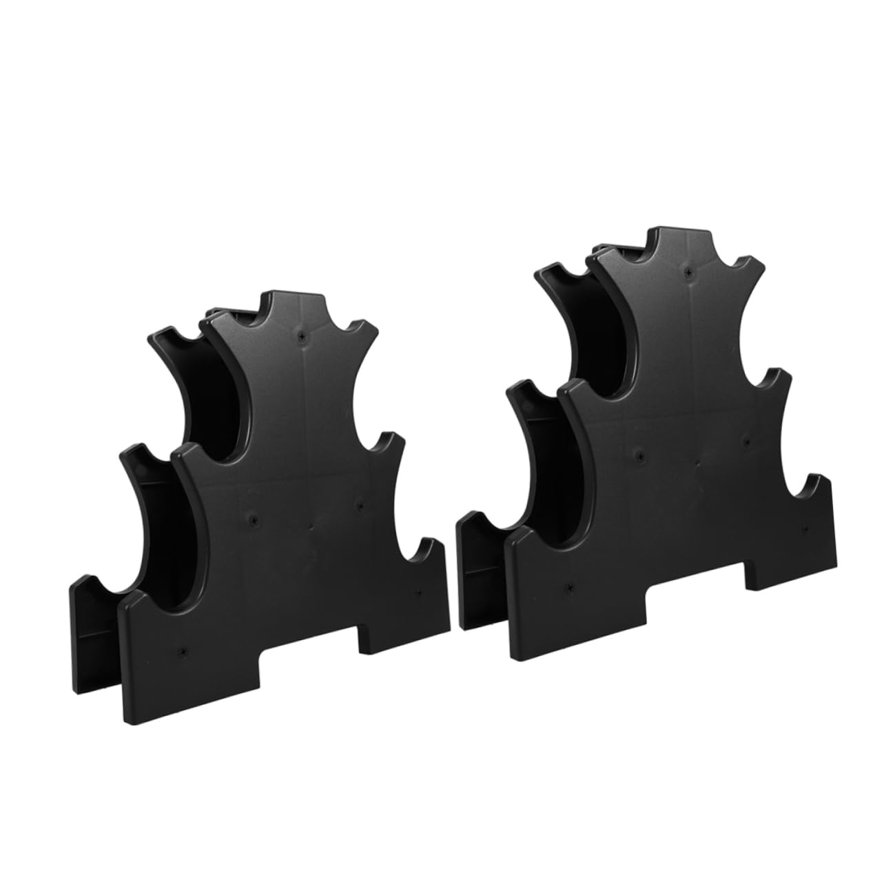 2pezzi Supporto per Manubri Piccolo in Base Stabile Supporto per Pesi Mano Organizzatore per Manubri Facile da Trasportare Adatto per Impieghi Gravosi