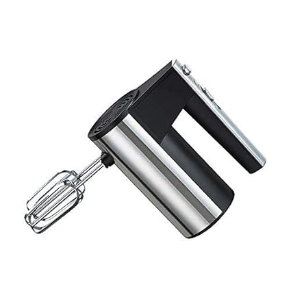 DARKZONE Egg Beater and Food Blender with 5 Speed Handheld Processor Kitchen Tool 500W, Black