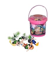 Wild Republic Mermaid Mini Bucket, Toy Figurines, Kids Gifts, Mermaid Party Supplies, Magical Creatures, 12 Piece Playset