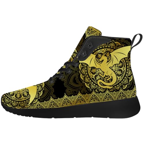 Dragon Shoes for Men High Top Sneakers Running Waking Tennis Shoes Gifts for Dad Boyfriend