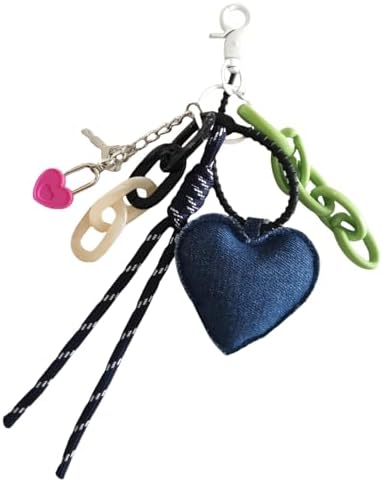 Hongvarey Cute Keychain Charms for Women Keychain Pendant for Purse Handbag Backpacks Fashion Bag Accessories