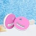 rockible 2Pcs Water Exercise Discs Aerobic Equipment Lightweight Diameter 16cm Swim for Men Swimming Women, Pink