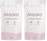 Goma Guar 200g Sin Gluten, Vegano. Fibra Soluble. Espesante natural. Envase Doypack zip (Paquete de 2)