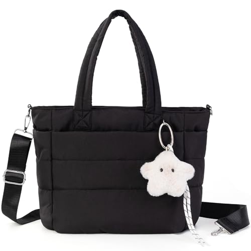 Bolso Tote Acolchado Ligero para Mujer miniatura 1