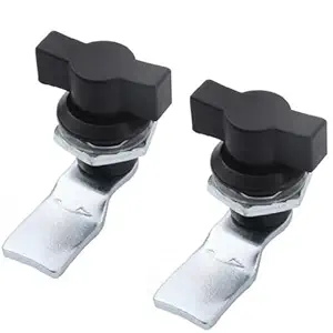 2pcs T Handle Lock Thumb Operated Offset Cam Lock for Machine Cabinet Drawer