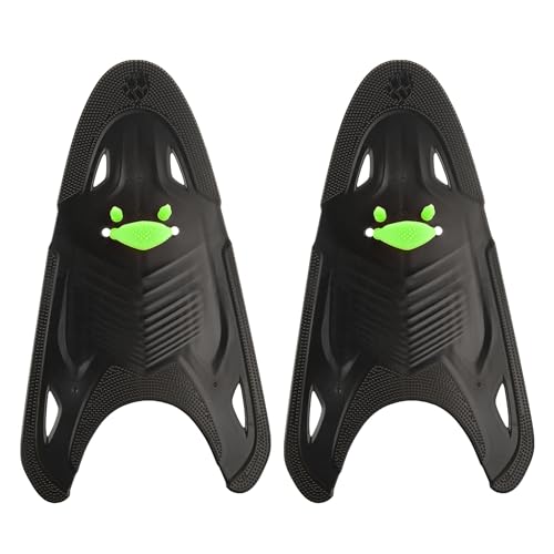 Mad Wave Freistil Paddel 28 x 15 8 cm Schwarz Handpaddel für Schwimmer mit verstellbaren Riemen Freistil Handpaddel ideal für Schwimmtraining Robuste Schwimmpaddel mit hydrodynamischer Form