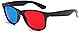 3D-Brille, Rot-Blau, Universal für TV, Film, DVD, Video