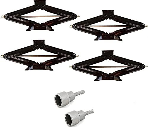 Roue De Cric Universelle En Acier Robuste - Accessoire Jack Réutilisable