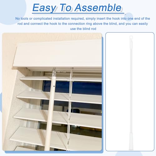 Baguette stores verticaux alliage aluminium accessoire blanc