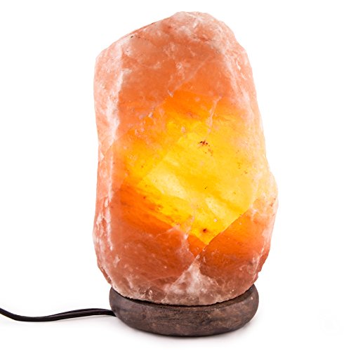 Natural Himalayan Pink Salt Lamp with Bulb & Cord