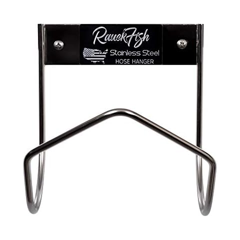 Rauckman Utility Products Heavy Duty Stainless Steel Hose Rack Holder and Hanger - Made in The USA Cover