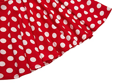 Image of Girls Kids Skater Skirts with Attached Inner Shorts (3 Years - 15 Years) rayon blend
