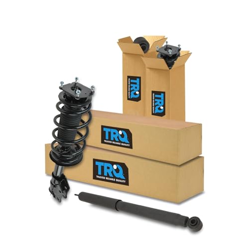 Image of TRQ Front and Rear Complete Strut Assembly & Shock Absorber Kit Complete Strut & Coil Spring Assembly Compatible with 2011-2014 Ford Edge 2011-2015 Lincoln MKX