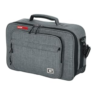 Transit style gear bag for pedal boards, Multi-FX pedals, MIDI controllers, drum machines, Photo equipment, and more Transit styling with rigid foam interior and 16" X 10" X 4.5" Main compartment with movable divider Large front and rear external sto...