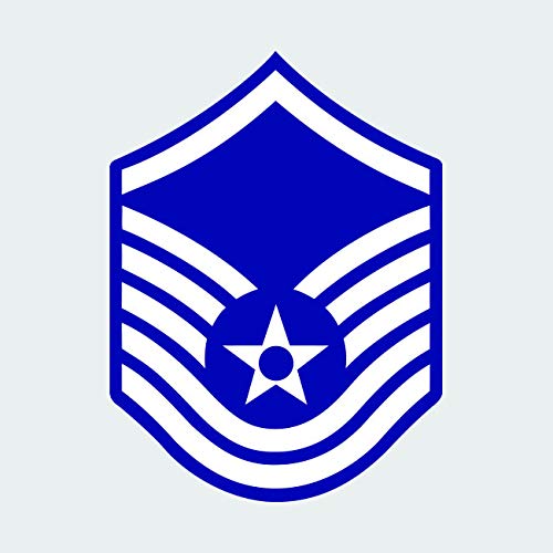 E-7 Master Sergeant MSgt OR-7 Sticker FA Graphix Vinyl Decal - 3.50 Wide