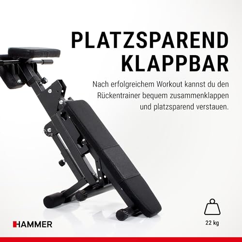 Bauchtrainer HAMMER Ab And Back Trainer für effektives Home-Workout
