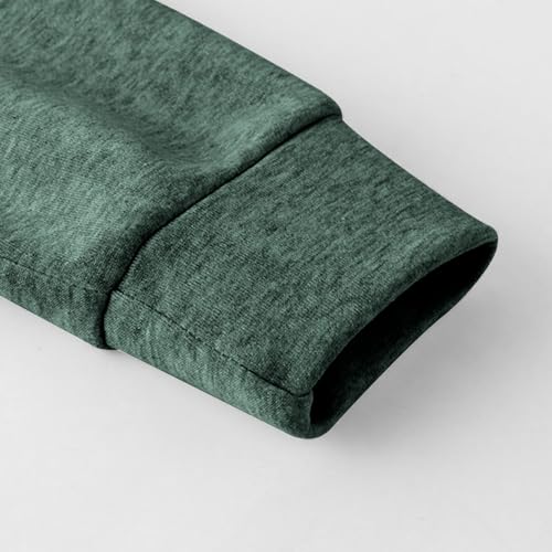 Hoodies for Men Pullover Sweatshirts Long Sleeve Winter Fleece Solid Color Casual Tops with Kanga Pocket Outdoor 20254