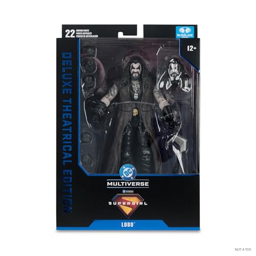 McFarlane DC Multiverse Lobo (Supergirl Movie) 7in Action Figure (Deluxe Theatrical Edition) Toys