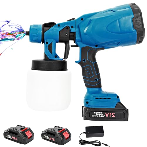 Cordless Paint Sprayer 600W with 21V Battery