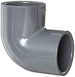 Spears 806 Series PVC Pipe Fitting, 90 Degree Elbow, Schedule 80, 1