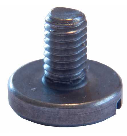 Reidl Flachkopfschrauben mit Schlitz, großer Kopf 5 x 8 mm DIN 921 A1 blank 100 Stück