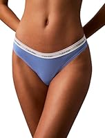 Calvin Klein Women's Modern Logo 5 Pack Thongs, Multicolor, X-Small