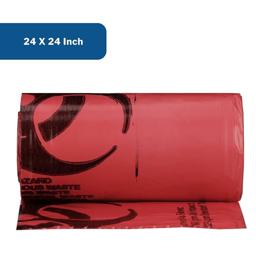 McKesson Infectious Waste Bags - Star-Sealed Bottom, 1.05 mil - Red, 7 gal - 10 gal Capacity, 24 in x 24 in, 500 Count - Thumbnail 4