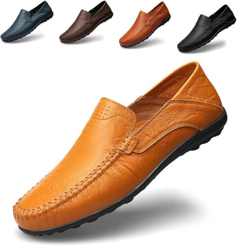 Men's Casual Flat and Lightweight Boat Shoes Suitable for Outdoor Office Work2