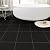 Peel and Stick Floor Tile 40-Pack 40 Sq.Ft Matte Pattern Flooring, 12” x 12” Self Adhesive Vinyl Flooring DIY for Kitchen, Bathroom, Laundry, Pure Black