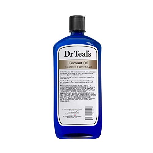Dr Teal's Foaming Bath Variety Gift Set (2 Pack, 34Oz Ea) - Soften & Moisturize Shea Butter & Almond Oil, Nourish & Protect Coconut Oil - Essential Oils Blended With Pure Epsom Salt - At Home Spa Kit #TOP4