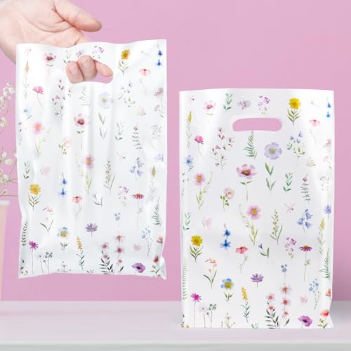 30pcs Bolsas Regalo Flores para Cumpleaños Infantiles Niñas Chuches Recuerdo Dulces Caramelos Fiesta Comunión Bautizo