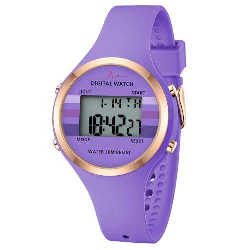 Montre de sport étanche pour femme active cherchant un chronographe numérique fiable