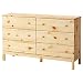 Ikea TARVA TARVAIkea 6 Drawer Chest, Solid Wood Pine 803.607.05