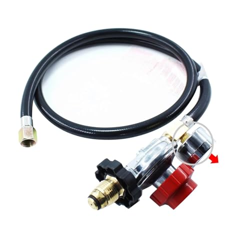 Regulador de gas de alta presión 30 PSI con conector ajustable 7