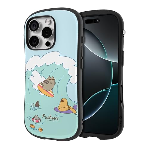 Coque iPhone 16 Pro antichoc iFace Pusheen compatible MagSafe double couche