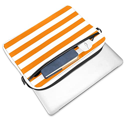 Sac ordinateur 14 pouces à rayures orange pour vos déplacements
