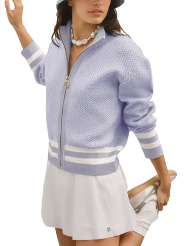 SuperPrity women's cardigan knit jacket long sleeve zipper