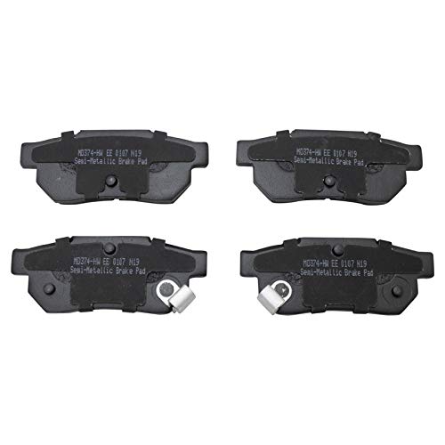 Image of TRQ Brake Pad & Rotor Kit Performance Semi-Metallic Compatible with 1994 Acura Integra