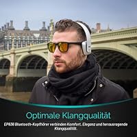 August EP636 Bluetooth 5.3 kabellose On-Ear-Kopfhörer mit NFC, Mikrofon – Ansicht 6