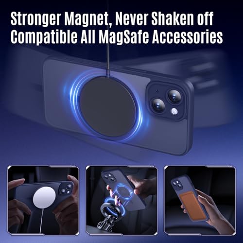 Image of Symcele Designed for iPhone 15 Plus Case, Deep Blue