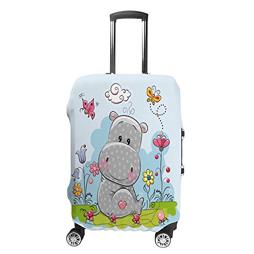 Housse de protection pour valise hippopotame Chehong : protection bagage extensible voyage