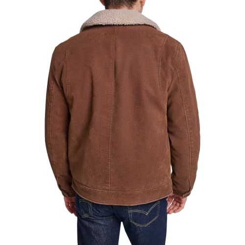 Image of Levi's Men's Faux Leather Laydown Collar Racer Jacket