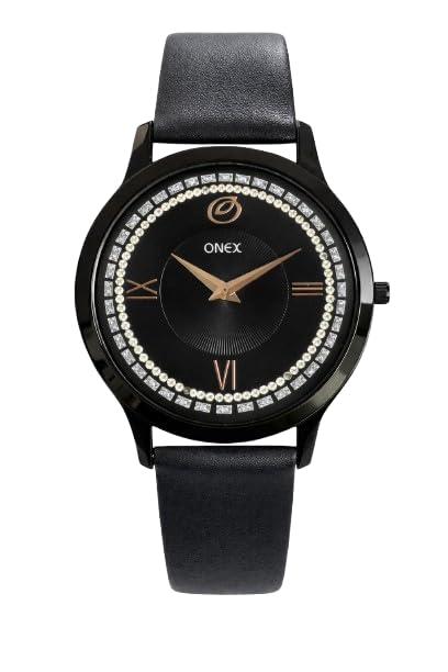 onex Men's Luxury Minimalist Wrist Watch - Classic Dial and Matte Leather Band-picture-55