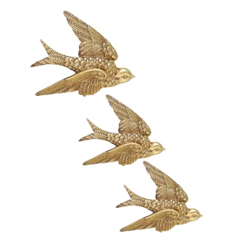 Décoration Murale 3D Oiseaux pour Chambre | Hirondelles Vintage Résine
