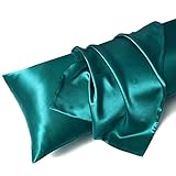 MR&HM Satin Body Pillow Cover, 20x54 inches Body Pillow Case for Adults, Silk Satin Cooling Body...
